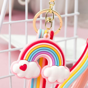 INS vendita calda regali promozionali nuovo Designer stile coreano belle ragazze portachiavi personalizzato 3d portachiavi Logo regali per bambini - Product Image 3