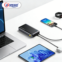 Vente en gros de banques d'alimentation USB Type C personnalisées avec logo, 35W, 10000mAh, 20000mAh, avec charge rapide PD 22.5W, sortie 22.5W pour téléphone