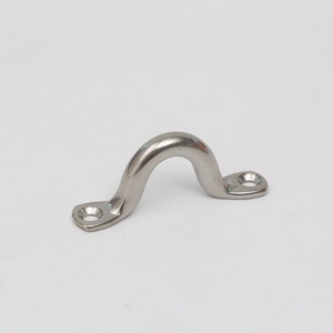 M8 316 Acier Inoxydable Boat Top Pad Eyes Eye Straps Kayak Deck Loops Tie Down Anchor Points Footman Loop pour Kayak Canoë Gréement - Product Image 5