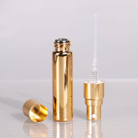 Flacons en verre cosmétiques UV dorés, argentés, noirs de 5 ml et 10 ml, tubes, diffuseurs de parfum, flacons pulvérisateurs, pompe pulvérisatrice, impression sérigraphique