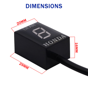 Para <span class=keywords><strong>Honda</strong></span> CB1300 S/F CBF600 <span class=keywords><strong>CBF1000</strong></span> F/FA parte motocicleta pantalla de velocidad accesorios Scooter Ecu enchufe montaje velocidad engranaje indicador - Product Image 4