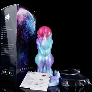 Silicone alien Wolf Dick Barbed Suction Cup <b>Dildo</b> Manual Anal Plug Adult Masturbation Sex Toys - Product Image 2