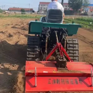 Tilling ve tarım amaçlı kuru arazi izi için yüksek verimli paletli traktör