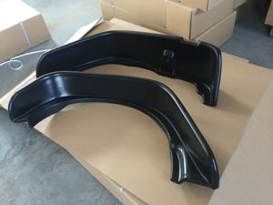 Arcs de roue de style plat évasements de garde-boue de sourcil de roue pour accessoires <span class=keywords><strong>Jeep</strong></span> <span class=keywords><strong>Wrangler</strong></span> <span class=keywords><strong>JK</strong></span> 4x4 2007-2017 - Product Image 6