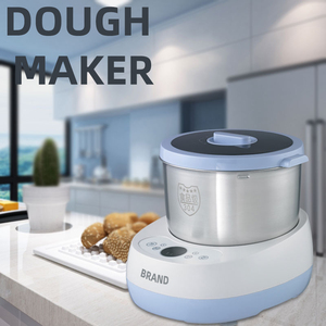 Robot pâtissier F8 Mini électrique 5 kg, machine à <span class=keywords><strong>pain</strong></span>, à pizza, à raviolis, <span class=keywords><strong>pétrin</strong></span> automatique pour la pâte - Product Image 2