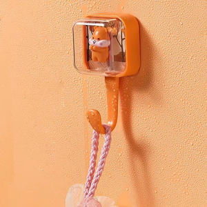 Crochet personnalisé mignon <span class=keywords><strong>sans</strong></span> couture <span class=keywords><strong>sans</strong></span> perforation de trous dans le mur Crochet adhésif fort - Product Image 2