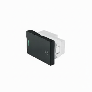 Scatola con 12 unità di interruttore a 1.5 modulo campanello nero, linea di lisbona - Product Image 1