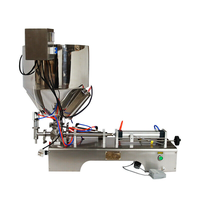 100-1000ml Pâte Pneumatique Liquide De Remplissage Machine de Chauffage Remplisseur De Savon 30L Trémie Le meilleur produit impor