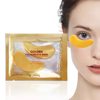 Gels pour les yeux au collagène doré, hydratants, anti-rides, éclaircissant le contour des yeux