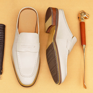 Zapatos Clásicos de Verano para Hombre, de Cuero PU, Cómodos, Transpirables, Antiolor, con Tacón Antideslizante, Entresuela y Suela de Goma, con Cordones Fáciles de Ajustar - Product Image 2