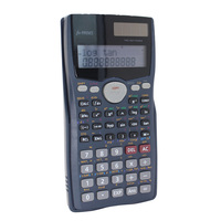 Calculatrice numérique électronique à double alimentation pour étudiants, affichage 10+2 chiffres en plastique ABS, écran LCD 2 lignes, 240/401 fonctions