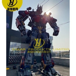 Tùy chỉnh cuộc sống-kích thước ngoài trời kim loại nghệ thuật tác phẩm điêu khắc trên bán Antique & phong cách hiện đại Bumblebee Robot optim-prime biến bởi nhà máy - Product Image 4