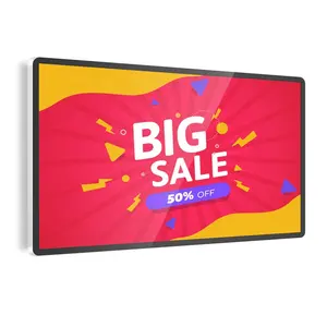 32 43 55 inch wall mounted usb android panel ad media touch screen hd lcd digital menu boards advertising player display