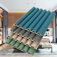 Panneau mural WPC écologique pour la décoration intérieure Revêtement en plastique bambou direct d'usine Plaque de grille décorative pour mur intérieur