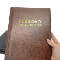 30 pochettes 10 feuilles PVC cuir billet de banque monnaie collection Album Dollar Bill monde argent stockage livre