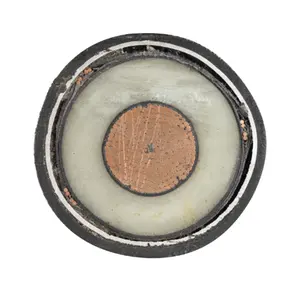 Single Core Cu/XLPE/CAS/PVC 132kv XLPE Insulated Underground Power Cable