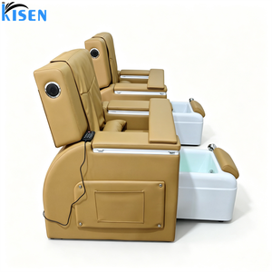 Sillones de Pedicura Profesionales con Sistema de Vaporización, Sillón de Pedicura de Lujo para Salón de Uñas, Sillón de Pedicura y Manicura con Masaje y Luz Eléctrica - Product Image 5