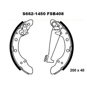 Zapatas de freno de alto rendimiento, Zapata de freno con palanca para VOLKSWAGEN AUDI SKODA - Product Image 4