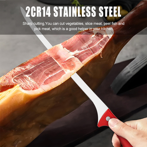 Altamente recomendado personalizado nuevo mango POM cuchillo <span class=keywords><strong>para</strong></span> jamón lujoso diseño único y materiales metálicos - Product Image 4