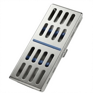 Boîte de stérilisation pour instruments chirurgicaux, support pour 5 instruments, certifiée CE, classe I, utilisation manuelle - Product Image 1