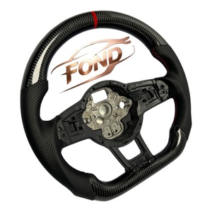 Volant en fibre de carbone pour Volkswagen Golf 7 7.5 Golf 6 GTI R R-Line VM Golf 8 MK8 MK7.5 MK7 MK6 Passat B8 - Product Image 2