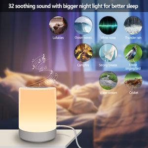 Machine à bruit blanc pour bébé, avec veilleuse, machine à bruit pour bébés, enfants et adultes - Product Image 3