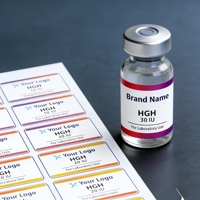 Étiquettes en vinyle résistantes à l'huile, 3 ml, 5 ml, 10 ml, pour flacons injectables, industrie pharmaceutique