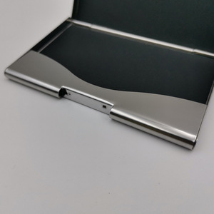 Caja de la cartera del tarjetero del banco del aluminio del metal con el logotipo de encargo - Product Image 6