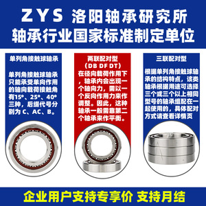 Rodamiento de Bolas de Contacto Angular de Una Hilera Zys 7020 7021 7022 7024 7026 7028 7030 C P4 para Uso Industrial - Product Image 1