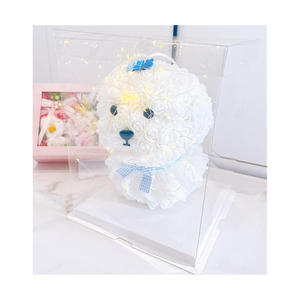 Vente flash : Boîte cadeau pour chien en forme de rose en mousse PE, cadeau pour la Saint-Valentin, Noël - Product Image 4