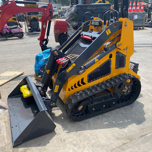 निर्माण मशीनरी ट्रैक मिनी स्किड स्टीयर लोडर 23hp इंजन मिनी स्किड स्टीयर - Product Image 6