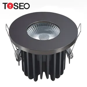 Recessed IP65 Waterproof LED Aluminum Modern Supply Wholesale Price Cutout 90mm Led Downlight Frosted Glass or Clear Glass Fixed