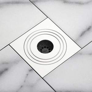 Tubo de drenaje para <span class=keywords><strong>lavadora</strong></span> especial cuadrado moderno, cubierta de drenaje de suelo antiolor para Baño - Product Image 1