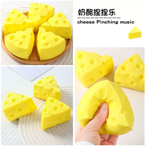 Jouet anti-stress en forme de fromage à presser, à récupération lente, pour enfants - Product Image 5