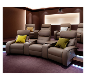 Asientos de cine en casa populares, silla de cine en casa, sofá reclinable de cine en casa con masaje de refrigeración, venta directa de fábrica - Product Image 2