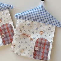 Kleine Tissue-Box für Zuhause – Wandmontage ohne Bohren, Hängende Stoff-Tasche zur Aufbewahrung von Taschentüchern