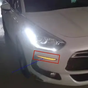 Per <span class=keywords><strong>Citroen</strong></span> DS4S DS5LS <span class=keywords><strong>DS5</strong></span> Luce di Marcia Diurna a LED per Auto Indicatore di Direzione Anteriore Dinamico e Accessori per Fendinebbia - Product Image 6