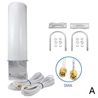 Antenne Extérieure Baril Signalwell SW-OB-23 à Gain Élevé 10-12 dBi 3G 4G LTE avec Câble RG174 pour Station de Base