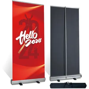 China Fabriek Reclame Apparatuur Heavy-Duty Elk Ontwerp Intrekbare Stand Roller Roll Pop-Up Banner Custom Banner Met Standaard