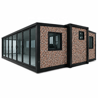 Casa Contenedor Prefabricada Moderna con Diseño Flexible, Edificio Modular para Proyectos de Apartamentos Tipo Estudio y Casas de Huéspedes