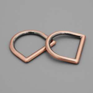 ห่วงรูปตัว D ขนาดมิลลิเมตร สำหรับทำกระเป๋า - Product Image 3