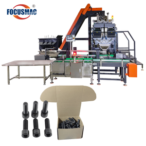 Machine d'emballage de vis et de boulons Focus Machinery, machine d'emballage de boulons M8-M20, système de pesage et de comptage pour l'emballage de boulons automobiles en boîte - Product Image 1