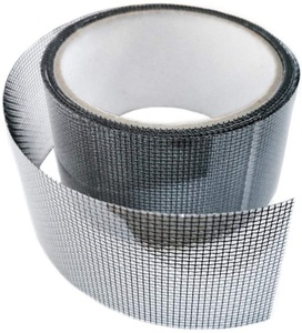 Cinta de reparación de pantalla de fibra de vidrio a prueba de mosquitos, Parche de mosquitera para puerta de ventana, cinta de reparación de pantalla de agujero roto - Product Image 1