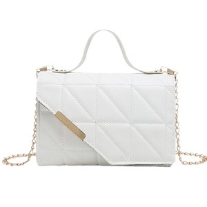 Trendy Rhomboid Chain PU Women's <b>Handbag</b> Fashionable <b>Small</b> Square Casual Crossbody Shoulder Bag - Product Image 6