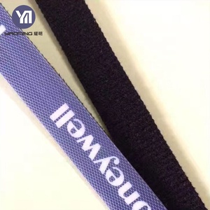 Tela de terciopelo negro sujetador <span class=keywords><strong>suave</strong></span> de doble cara cinta de gancho y bucle - Product Image 1