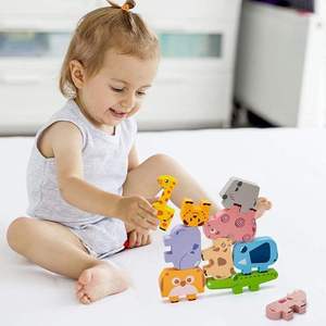 Produits de dropshipping 2026 : Jouets Montessori en bois, blocs d'empilage animaux – Service de sourcing en Chine - Product Image 2