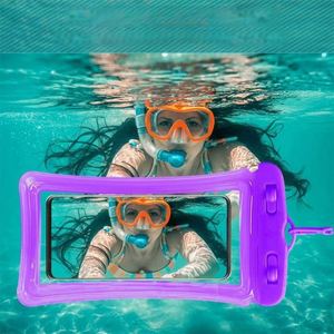 Pochette de téléphone flottante en PVC personnalisée, écologique, imprimée UV, étanche, avec cordon de cou, écran tactile transparent, pour la natation et les activités de plage - Product Image 4