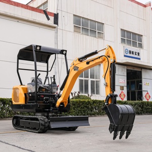 Escavatore da 3 Tonnellate con Cingoli in Gomma e Lama Dozer in Vendita - Product Image 4