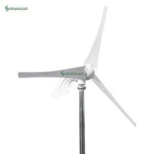 SMARAAD Horizontal Wind Turbine 1500W 12V 24V 48V Noiseless Household Wind Generator High efficiency