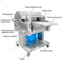 Machine automatique HNOC pour dégraisser la peau de porc, machine à trancher la peau de porc, machine à peler la viande, machine à éplucher la viande
